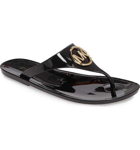 michael kors flip.flops|michael kors jelly flip flops.